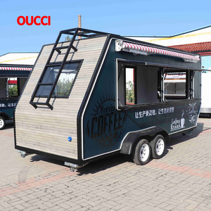 2022 Vintage Food Truck Fast Food Mobile Preparation Trailer Bicicleta Street Use Street Gyros Bakery