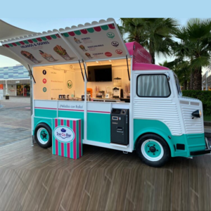 Commercial Grill for Food Trucks Quick Churros Empty Fast Concession Food Trailers