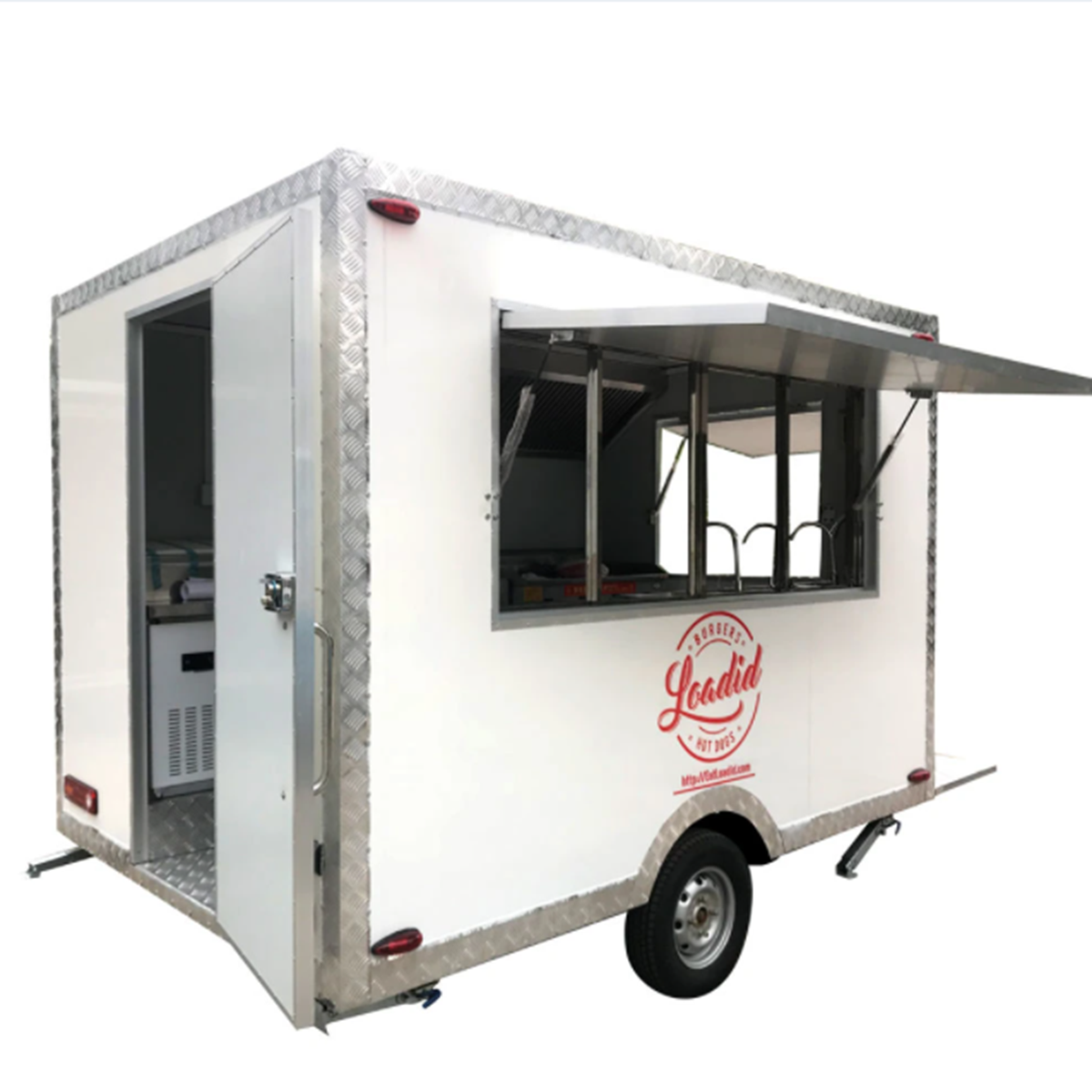 oucci10ft shipping container mobile kitchen catering concession window for food trailer