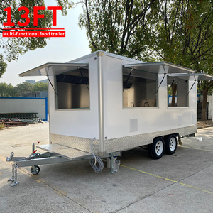 Cheap New Mini Small Used Concession BBQ Electric Pizza Kitchen Fully Equipped Mobile Fast Food Trailer Truck With Full Kitchen