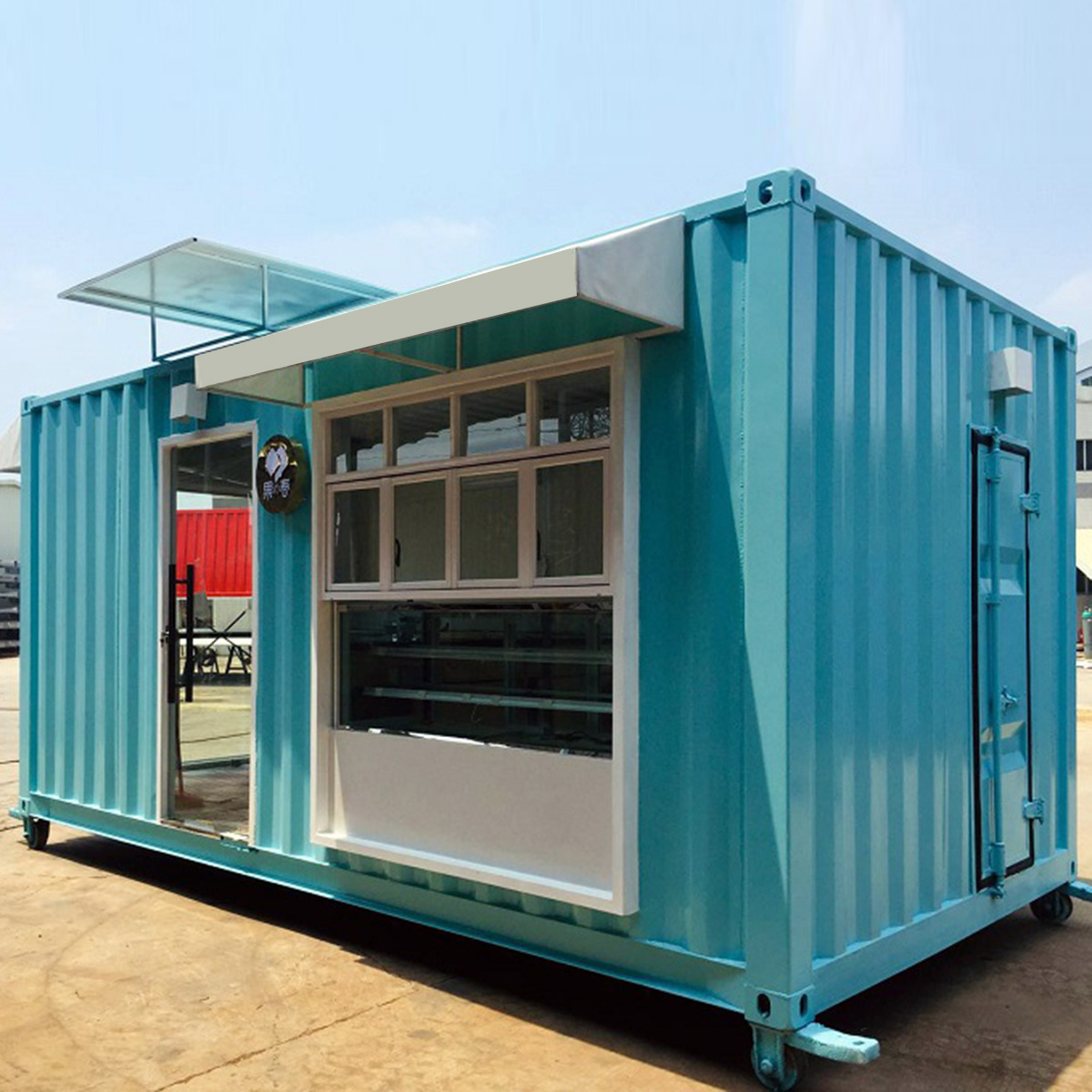 Portable 20ft/40ft Steel Shipping Container for Business Use as Cafe and Fast Food Shop Kiosk or Workshop Application