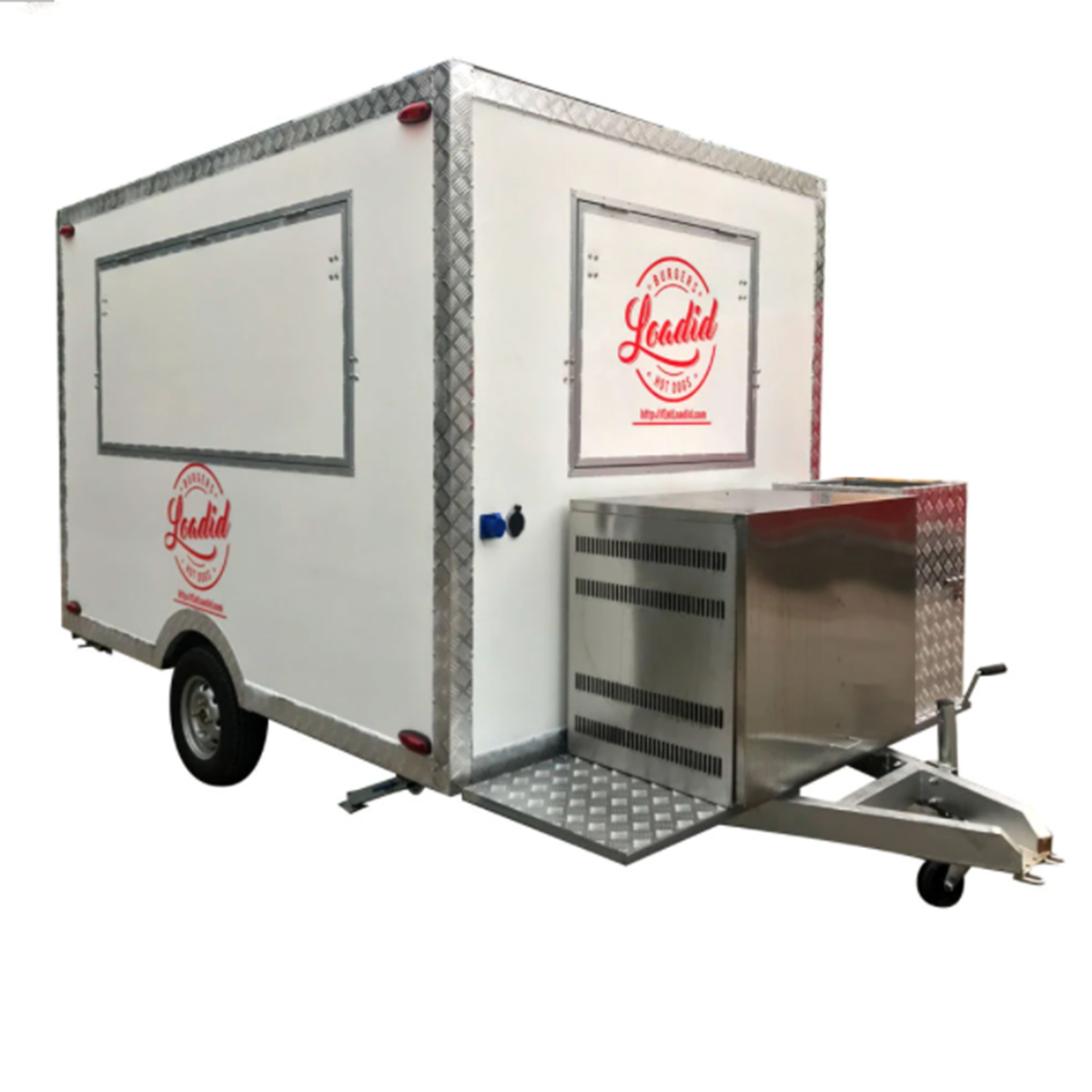 oucci10ft shipping container mobile kitchen catering concession window for food trailer