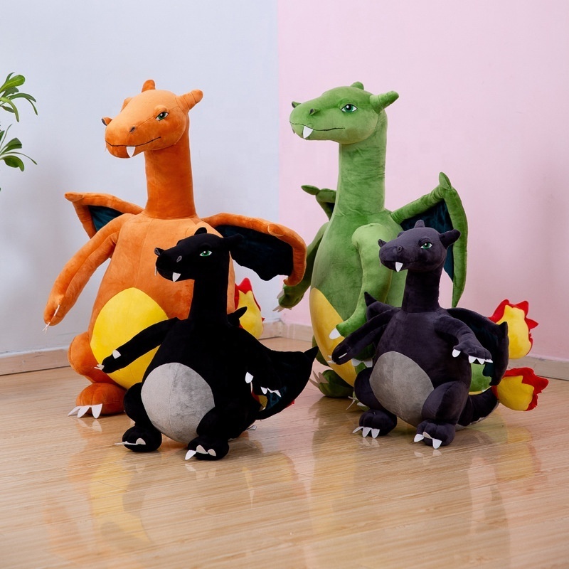 Lovely Dinosaur Dolls Soft Charizard Dragon Stuffed Animal Toys Tyrannosaurus Rex Cute Plush Dragon