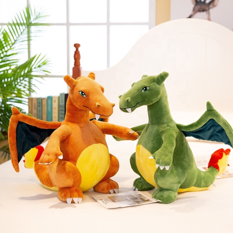 Lovely Dinosaur Dolls Soft Charizard Dragon Stuffed Animal Toys Tyrannosaurus Rex Cute Plush Dragon