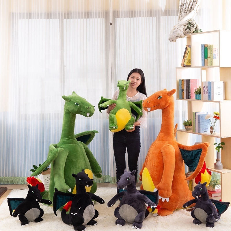 Lovely Dinosaur Dolls Soft Charizard Dragon Stuffed Animal Toys Tyrannosaurus Rex Cute Plush Dragon