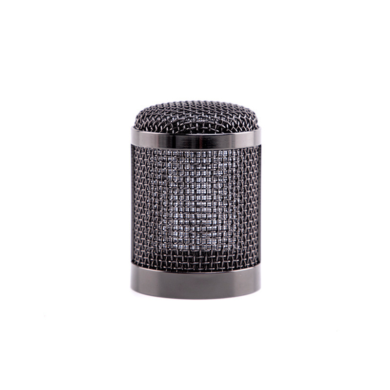 Microphone shower head metal mesh speaker grill bright silver microphone mesh cover wireless microphone mesh head set