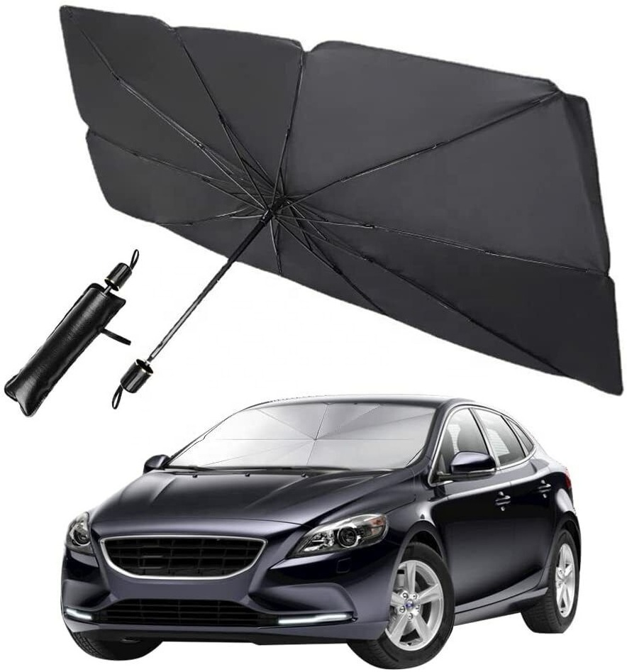 Car Windshield Sun Shade Foldable Umbrella Front Window Cover Visor Umbrella