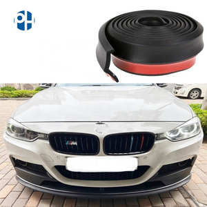 EPDM 2.5M Car Front Bumper Spoiler Lip Splitter Chin Protector Rubber Pad