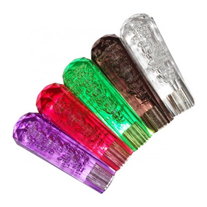 Car Accessories Modified Universal Acrylic Crystal Bubble Diamond Style Gear Head Shift Knob Shifter