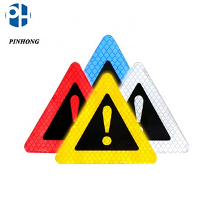 Car Auto Caution Sticker Exclamation Mark Warning Triangle Stickers