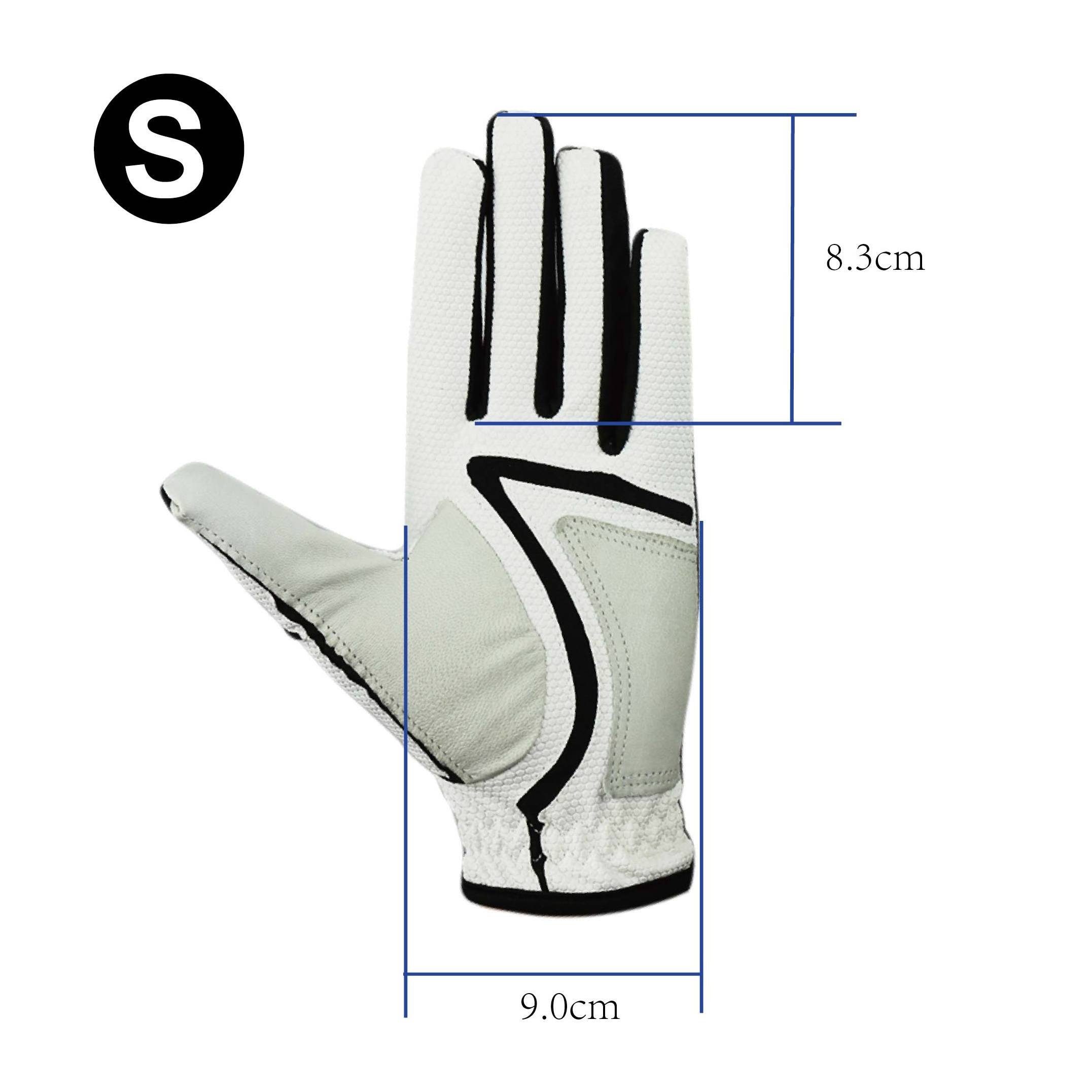 Wholesale Custom High Quality Eco-friendly Cabretta Leather Golf Gloves Men Golf Leather Gloves