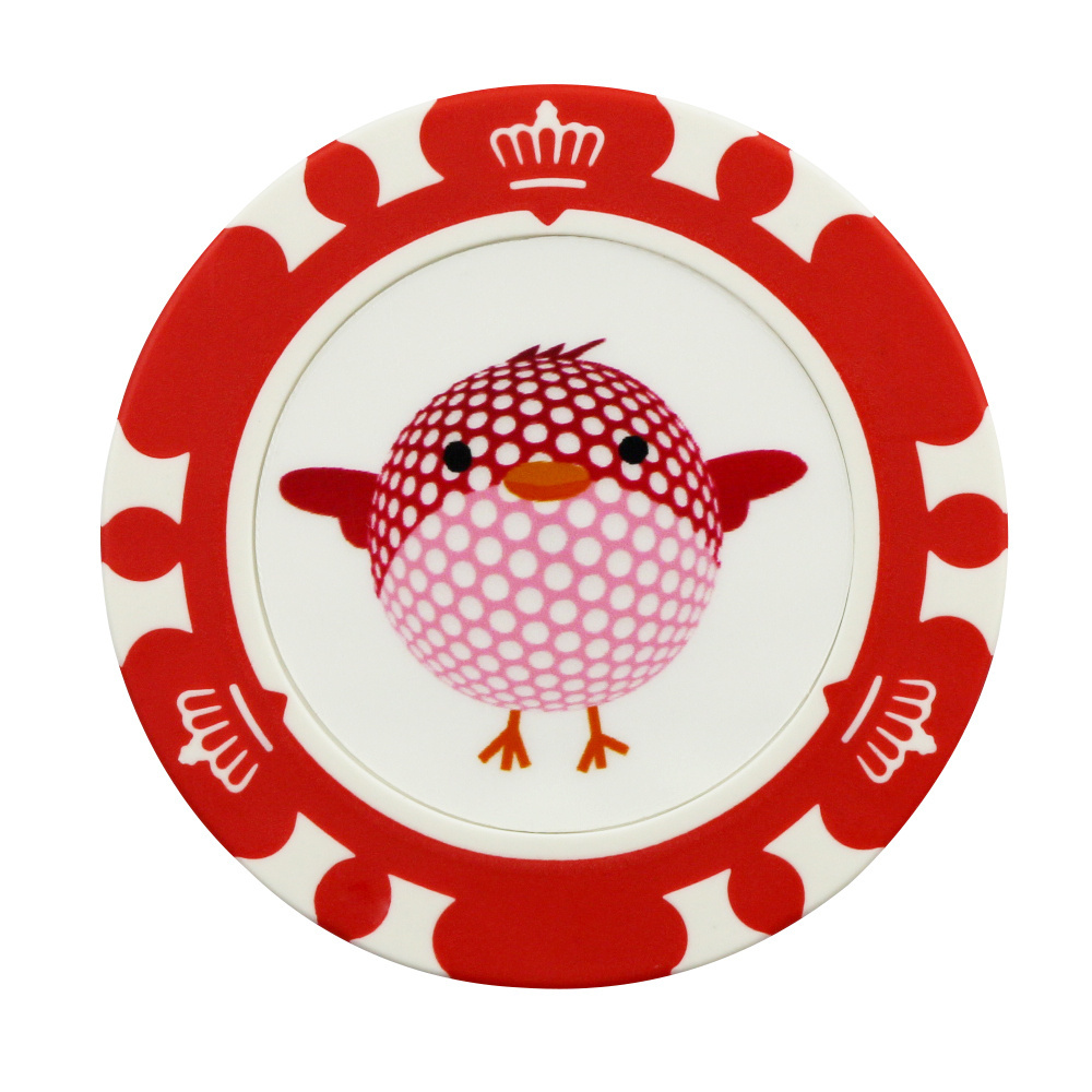 Best Quality Stickers Clay Chip Golf Ball Marker Poker Chips Custom golf poker chip