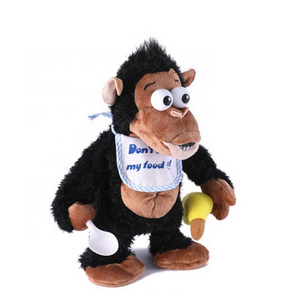 Wholesale Custom Stuffed Monkey Dolls Educational Toy Cute Animal Sing Shake Dancing Plush Toy