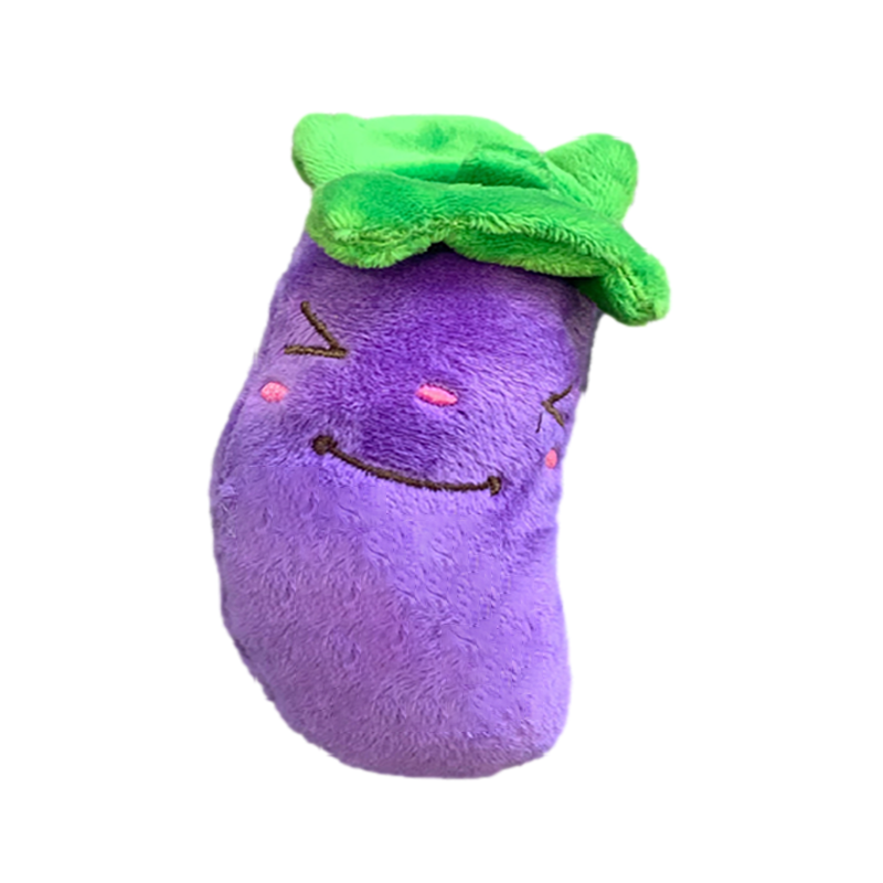 Manufacturer Wholesale Custom Vegetables And Fruits  Lunch Food Chew Squeaky Plush Pet Toys