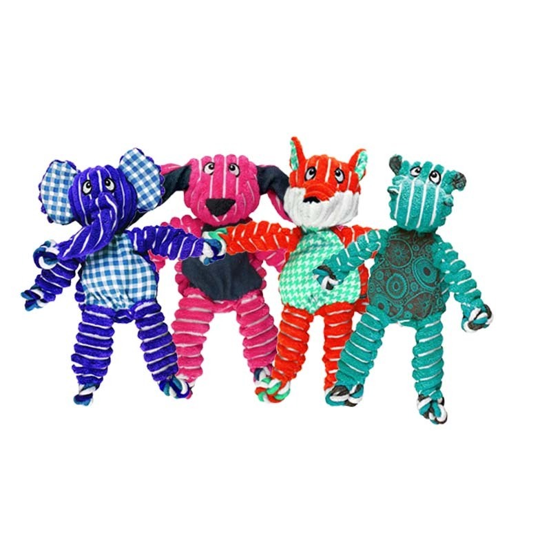 OEM/ODM New Product Explosion Pet Puzzle Toy Wholesale Cotton Rope Animal Shape Crepe Paper Interactive Dog Chew Toys