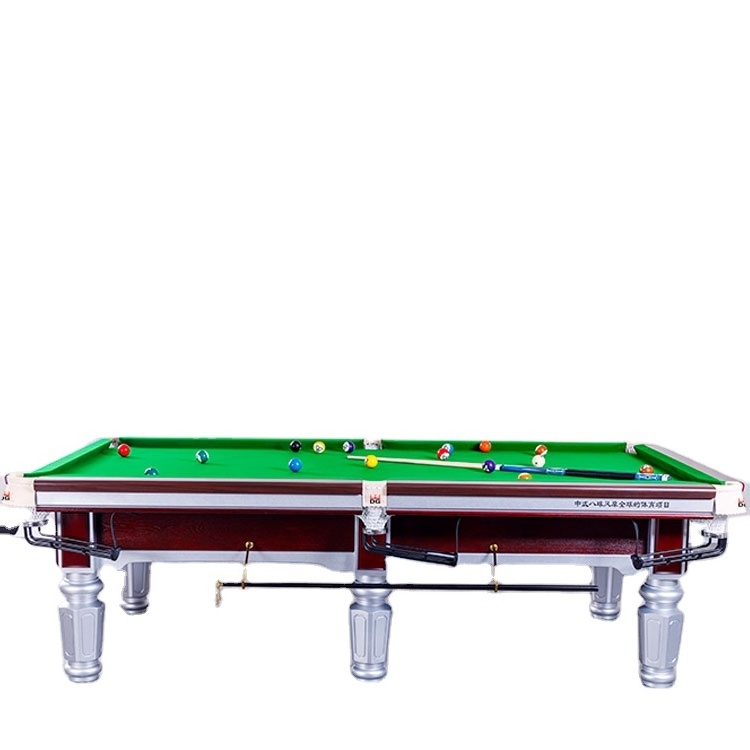 Factory direct sales 8ft solid wood 3 pieces slate Chinese 8 ball pool billiard table for sale