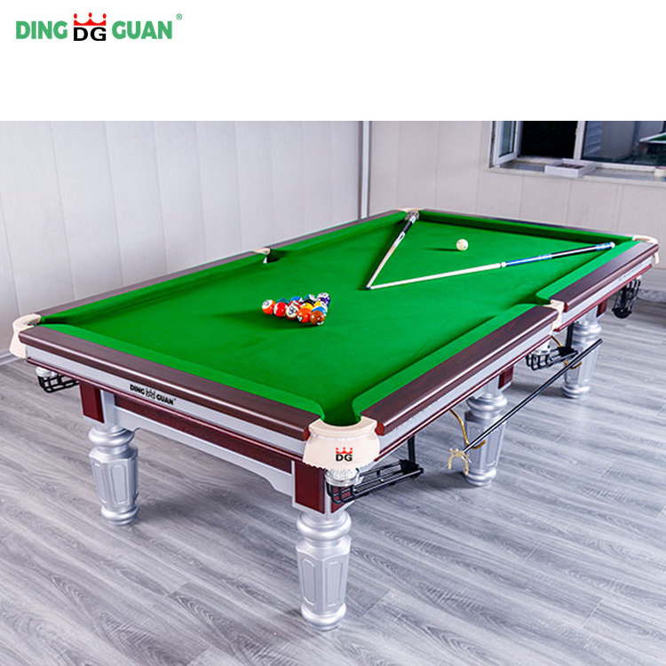 Factory direct sales 8ft solid wood 3 pieces slate Chinese 8 ball pool billiard table for sale