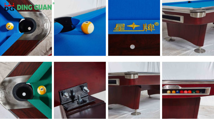 Modern style 8 ball or 9 ball American style marble slates billiards 7ft 8ft 9ft pool table