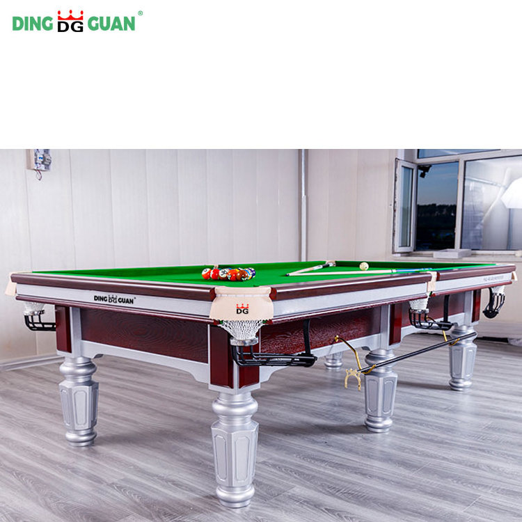 Factory direct sales 8ft solid wood 3 pieces slate Chinese 8 ball pool billiard table for sale