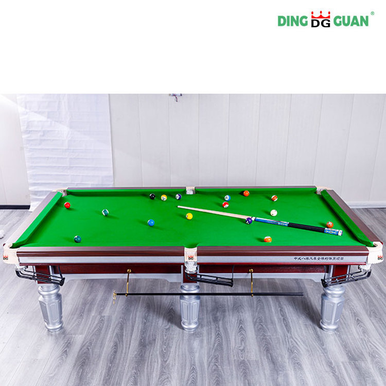 Factory direct sales 8ft solid wood 3 pieces slate Chinese 8 ball pool billiard table for sale