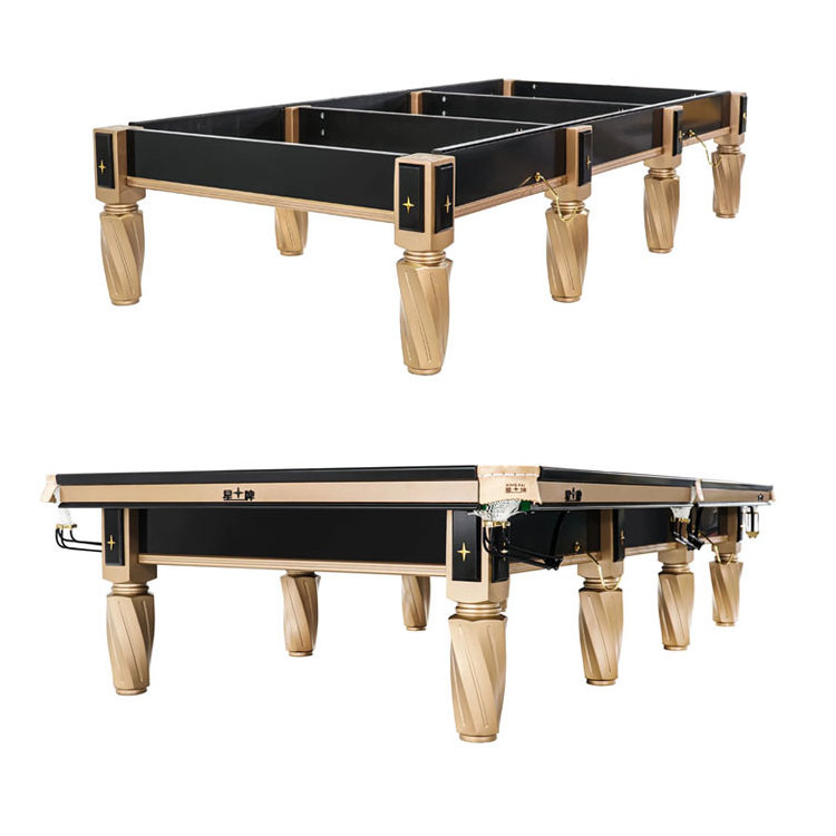 Home entertainment 4 in 1 Modern multi game billiard pool table with air hockey table tennis table and dinning