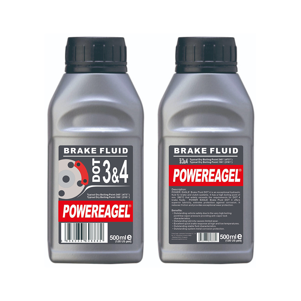 Powereagle manufacturers selling DOT3 brake oil cleaning brake fluid