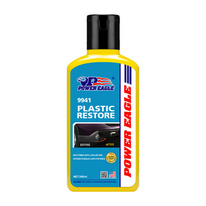 Car Plastic Trim Restorer Auto Plastic Restorer Ceramic Coating Long-Lasting Interior Wax for Auto Detail