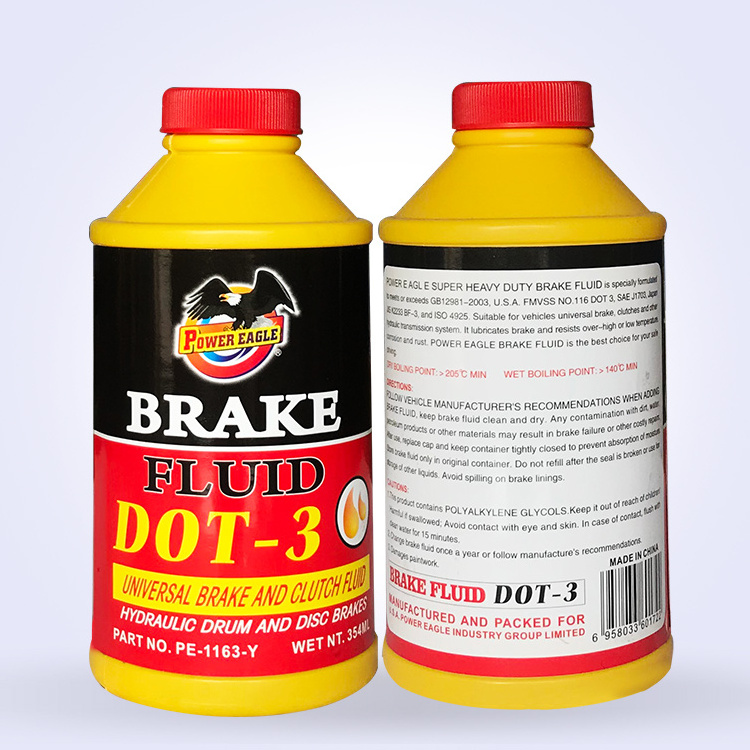 Car Care Engine Oil Professional Brake Fluid Dot-3 msds Brake Fluid Brake Fluid Additives