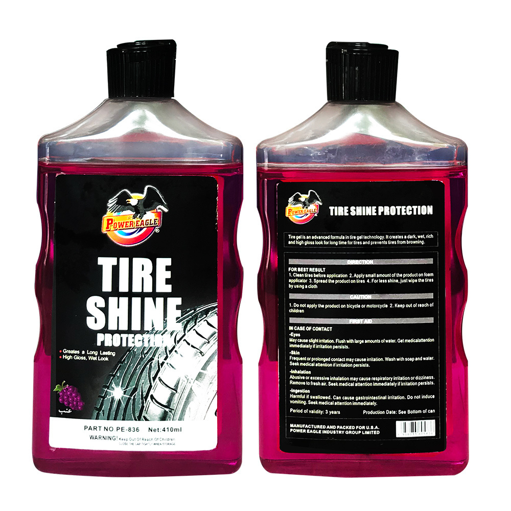 Acceptable OEM Long Lasting Car Car Tire Gel Cleans Shines Protects Gel Protection