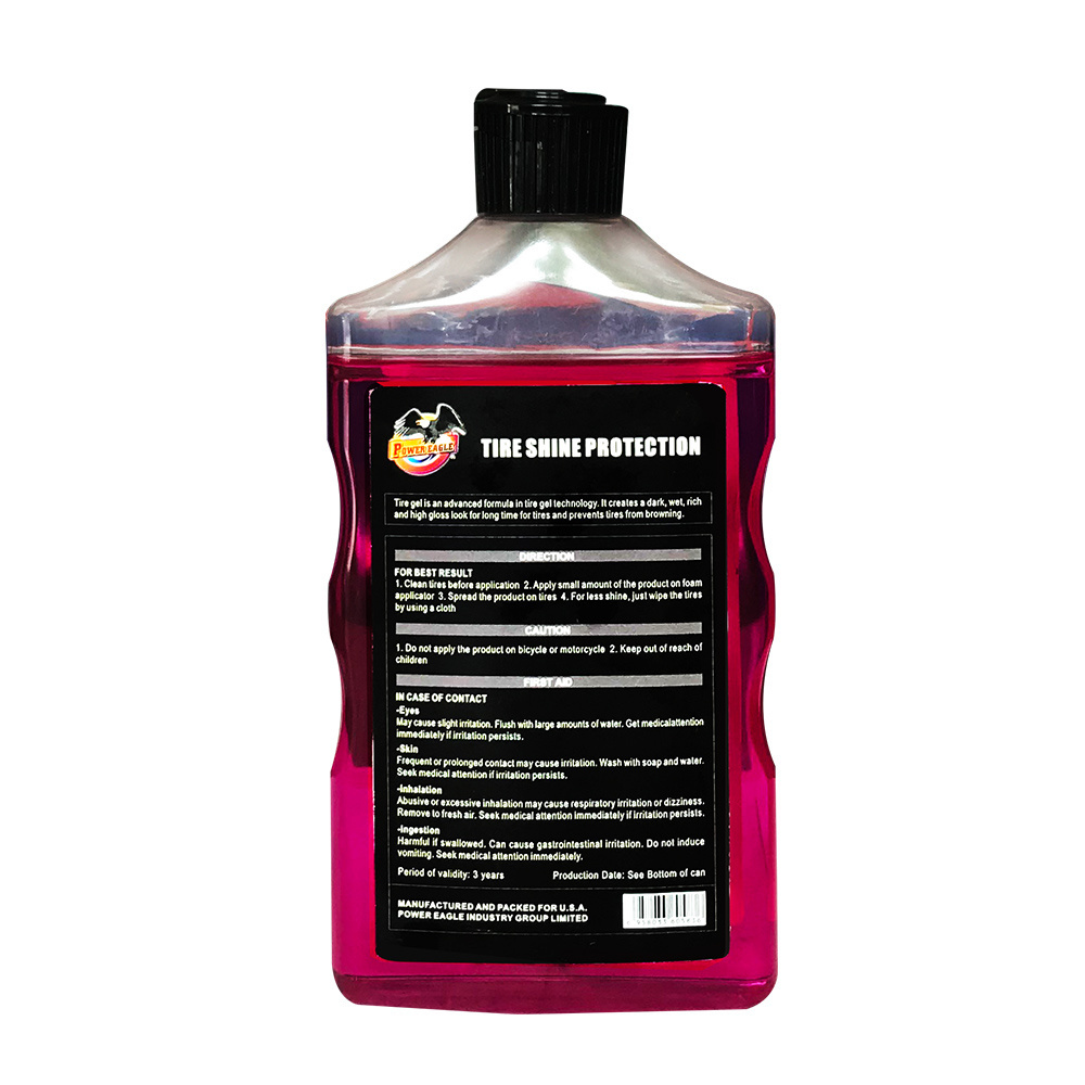 Acceptable OEM Long Lasting Car Car Tire Gel Cleans Shines Protects Gel Protection