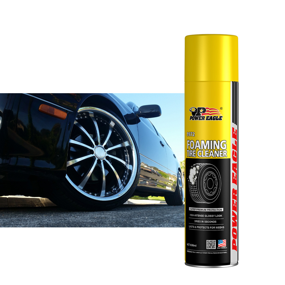 Tyre Shine Foam Cleaner For Car High Quality Gloss Polish Shine Protect Car Tire Cleaner