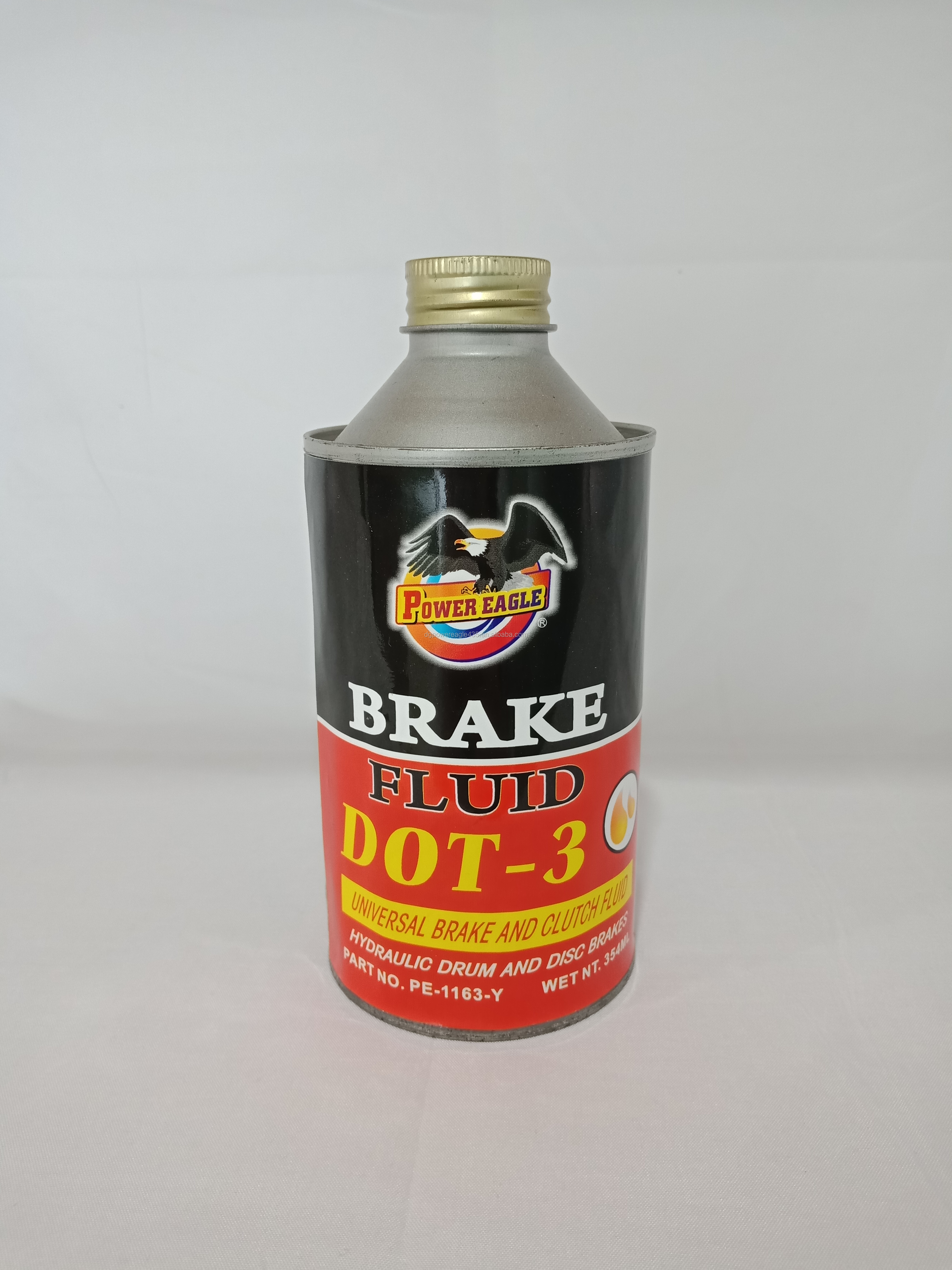 Powereagle Brand Car Brake Lubricants oil 500ml/1l Fully Synthetic Dot3 Brake Fluid Dot3