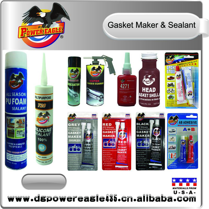 High Temperature Multi-purpose Black RTV Silicone Gasket Maker Sealant