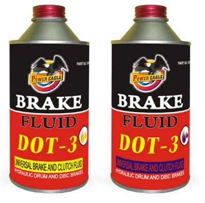 Manufacturer supply power eagle super heavy duty brake fluid DOT-3 250ML brake oil dot 4