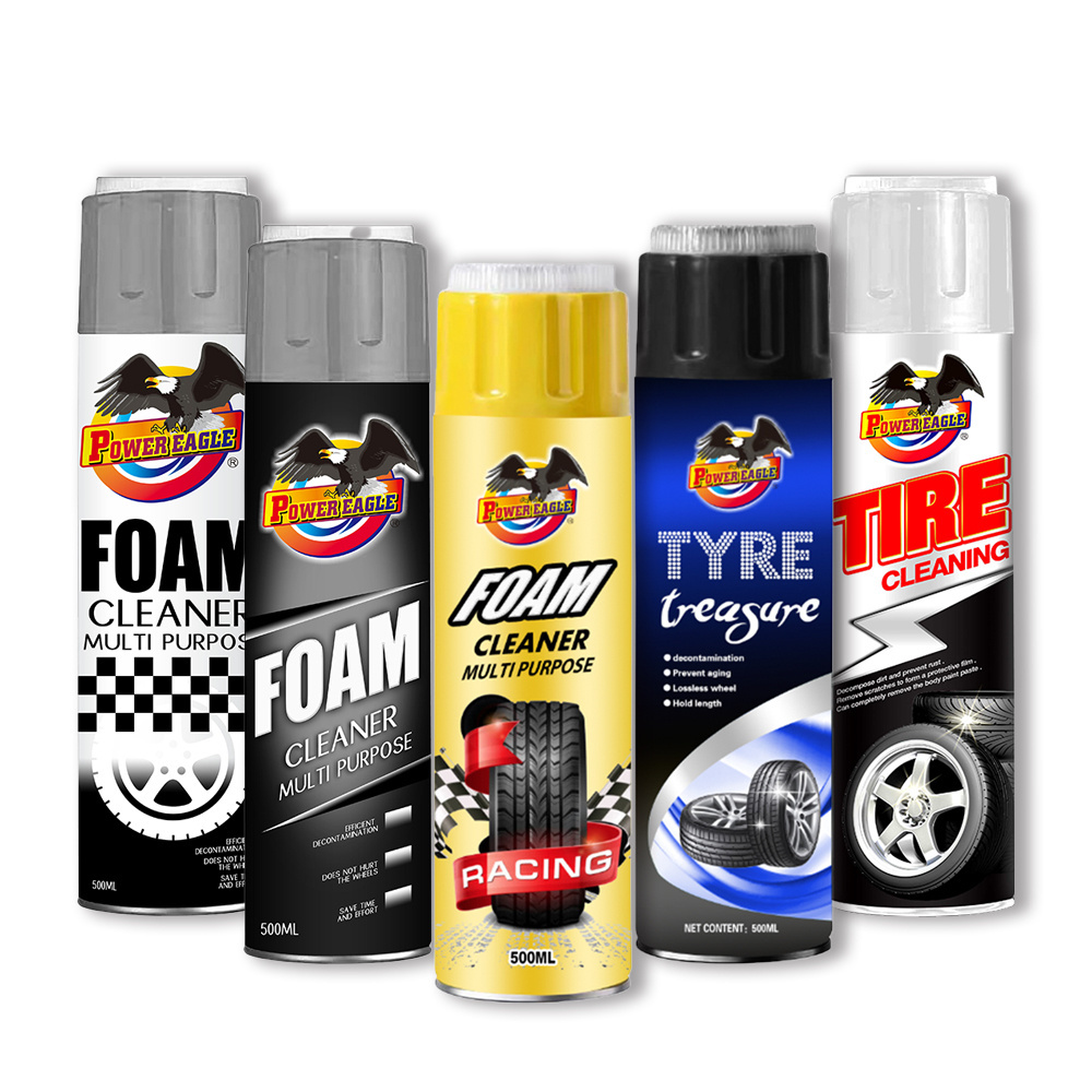 Factory wholesale car cleaning sprays powerful shine spray auto parts tire shine