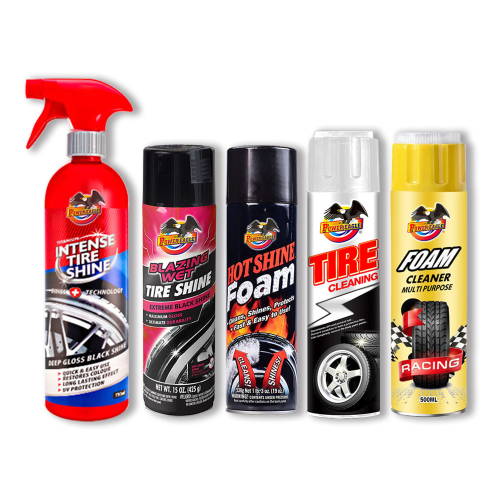 Hot Sale 500ml tire shine silicone for tyre shine car tyre shine