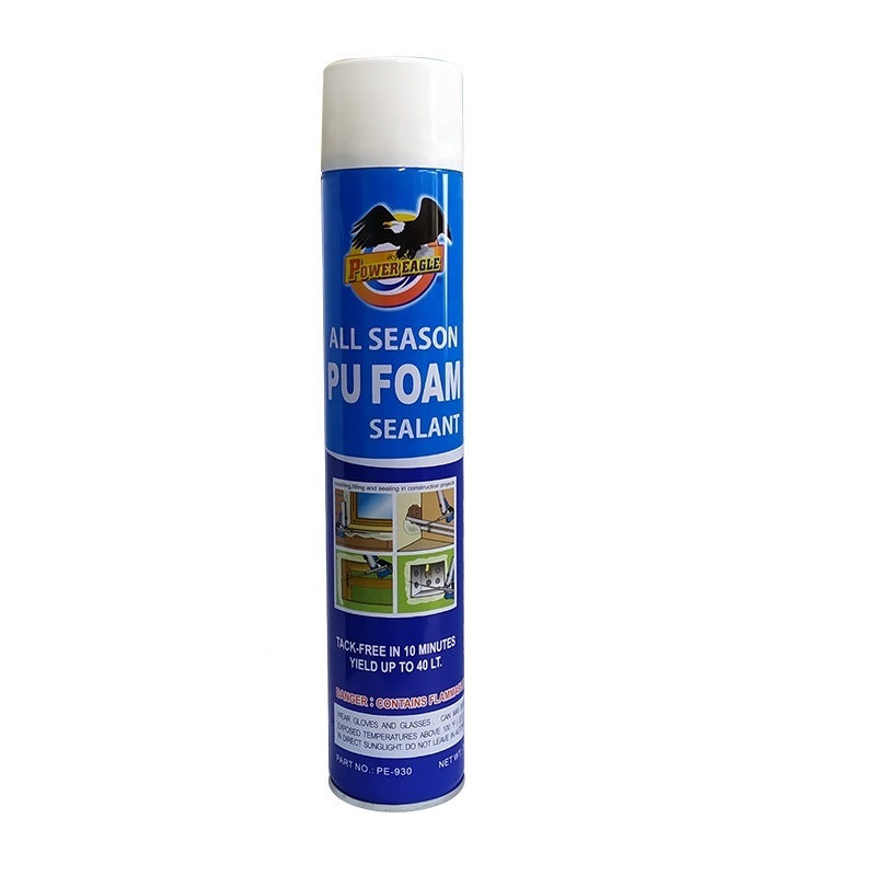 Factory Direct Professional Low Expansion Pu foam spray Concrete Joint Sealing Glue With High Elasticity