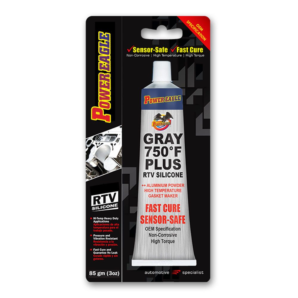 POWEREAGLE Hot Selling grey 999 rtv silicone sealant 85G grey rtv gasket maker