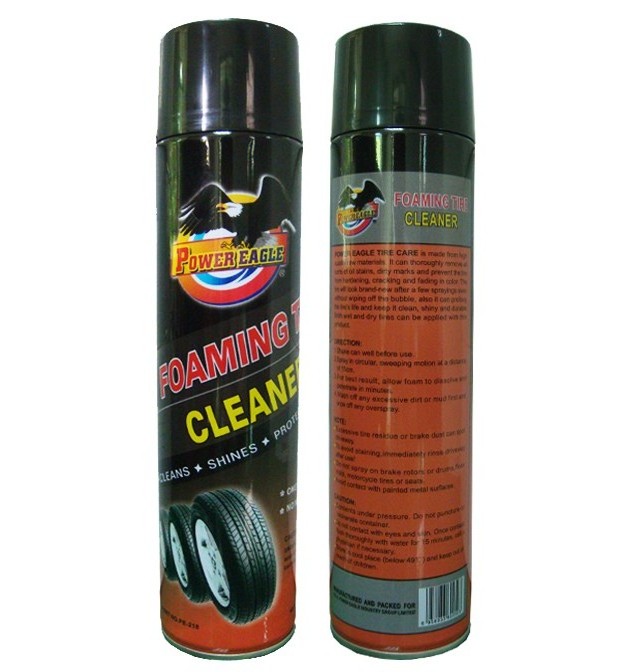 Professional Manufacture Cheap Car Care Wash Cleaning Foaming Tire Wash Cleaner 600ml