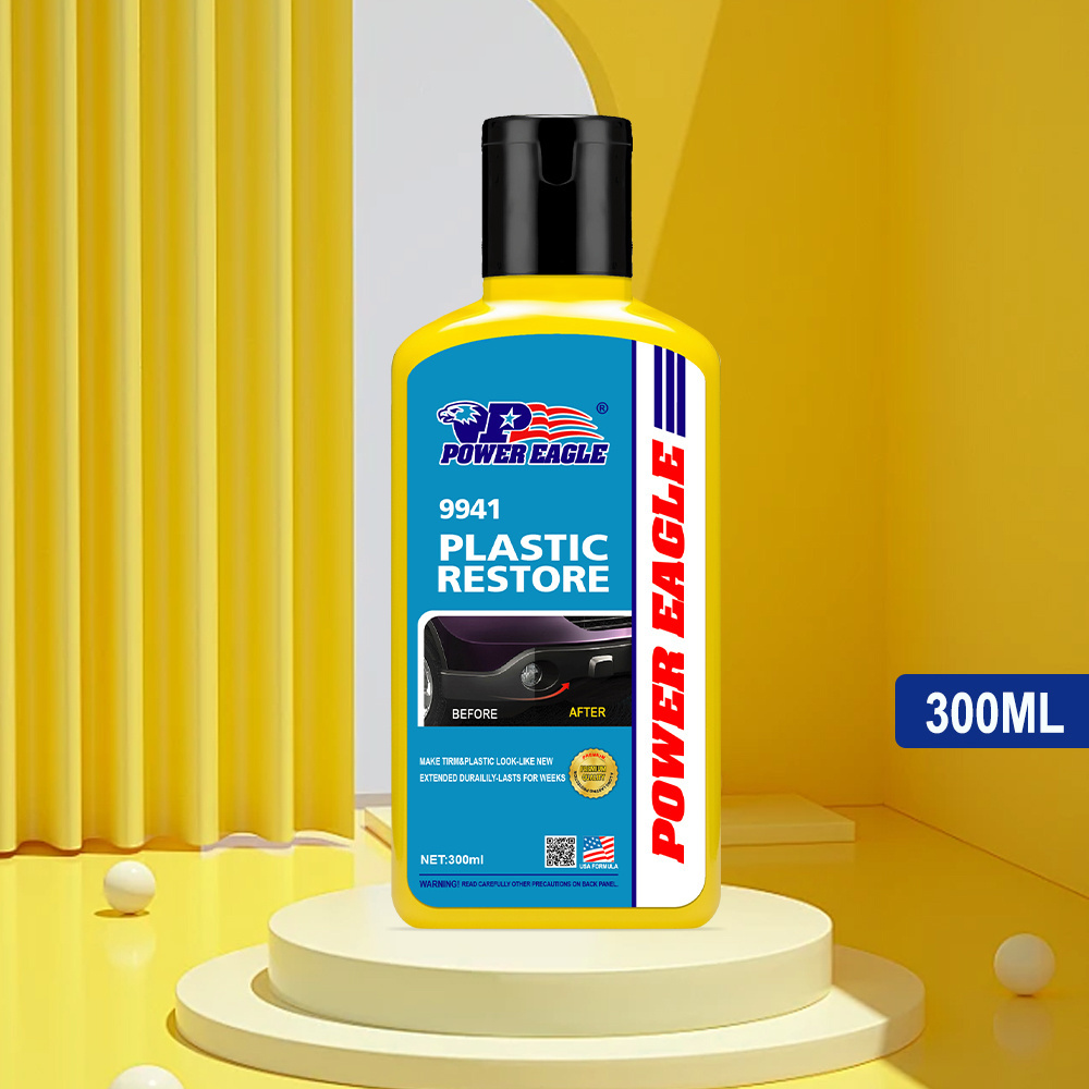 Car Plastic Trim Restorer Auto Plastic Restorer Ceramic Coating Long-Lasting Interior Wax for Auto Detail