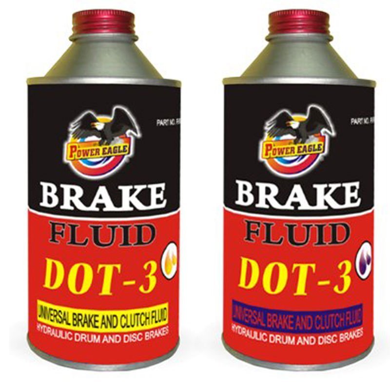 Powereagle Brand Car Brake Lubricants oil 500ml/1l Fully Synthetic Dot3 Brake Fluid Dot3