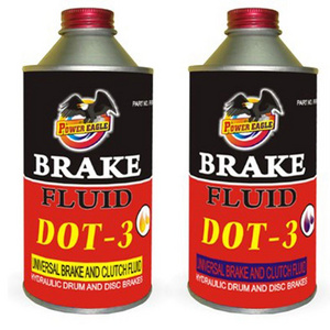 Powereagle Brand Car Brake Lubricants oil 500ml/1l Fully Synthetic Dot3 Brake Fluid Dot3