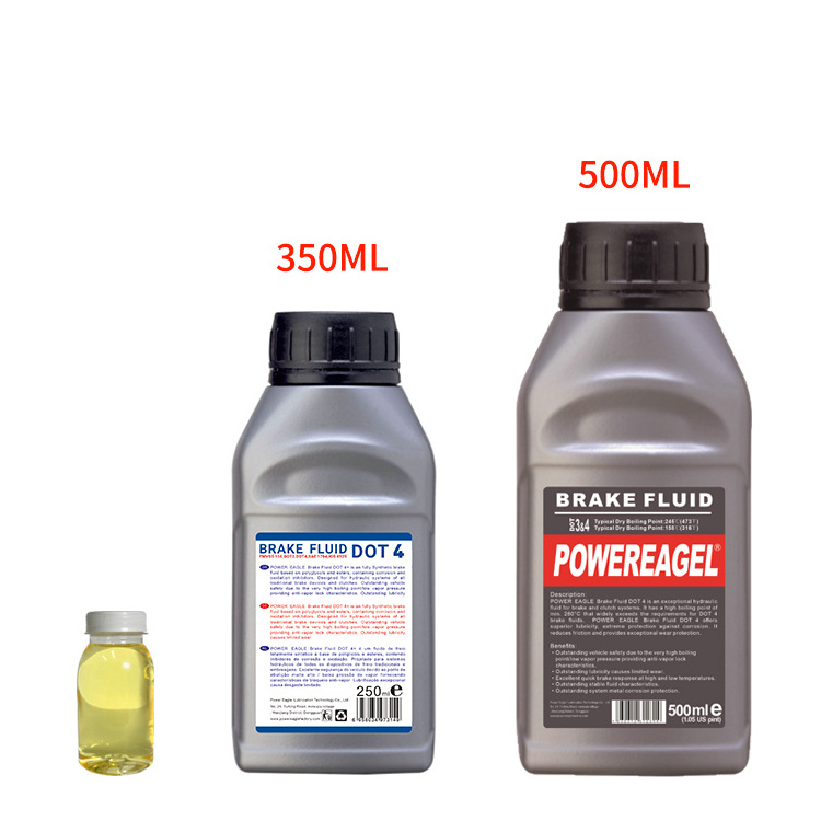 brake fluid  250ml Plastic bottle/Iron Can Heavy Duty hydraulic brake fluid dot3 and dot4 Car Brake Fluid