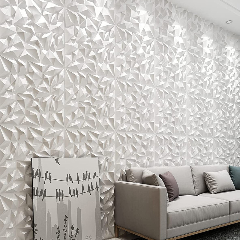 Home Decoration Wall Panels Interior 3d Wallpaper for Living Room Bedroom Background Kitchen decorate 19.7 x 19.7in.