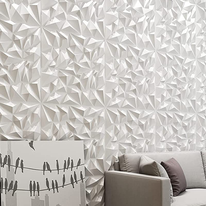 Home Decoration Wall Panels Interior 3d Wallpaper for Living Room Bedroom Background Kitchen decorate 19.7 x 19.7in.