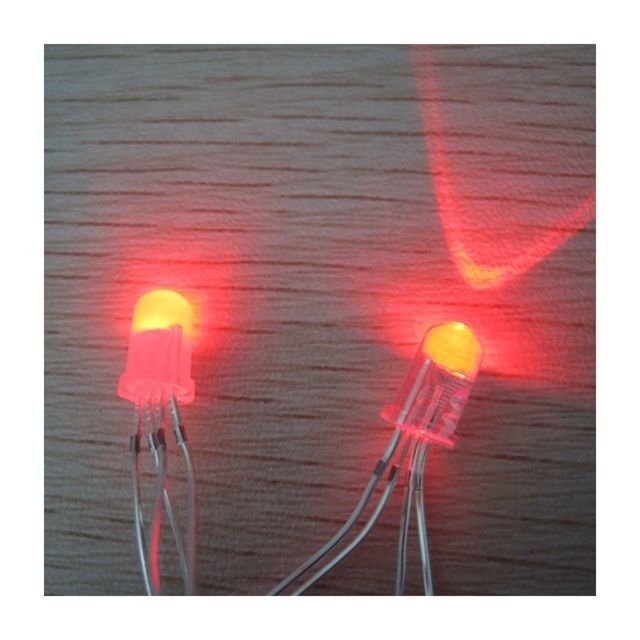 China Factory Good quality 5mm round 4 legs led rgb diodes common anode common cathode with water clear lens milky diffused lens