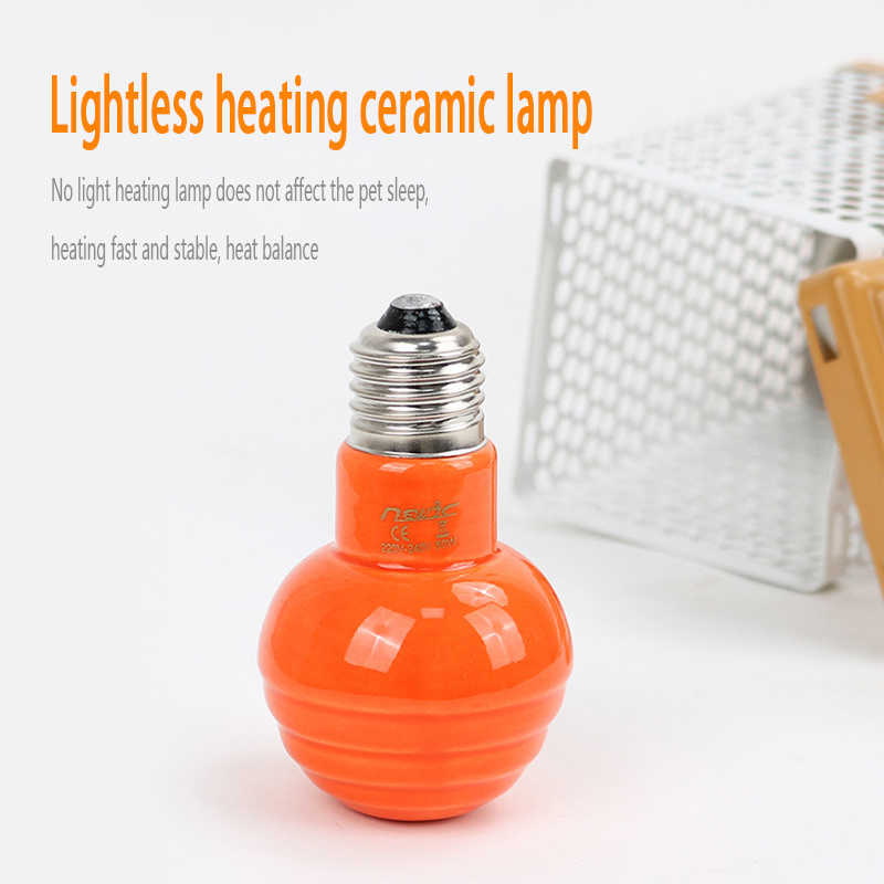 Hot sell Infrared ceramic emitter bird cage reptile heating bulb pet heater