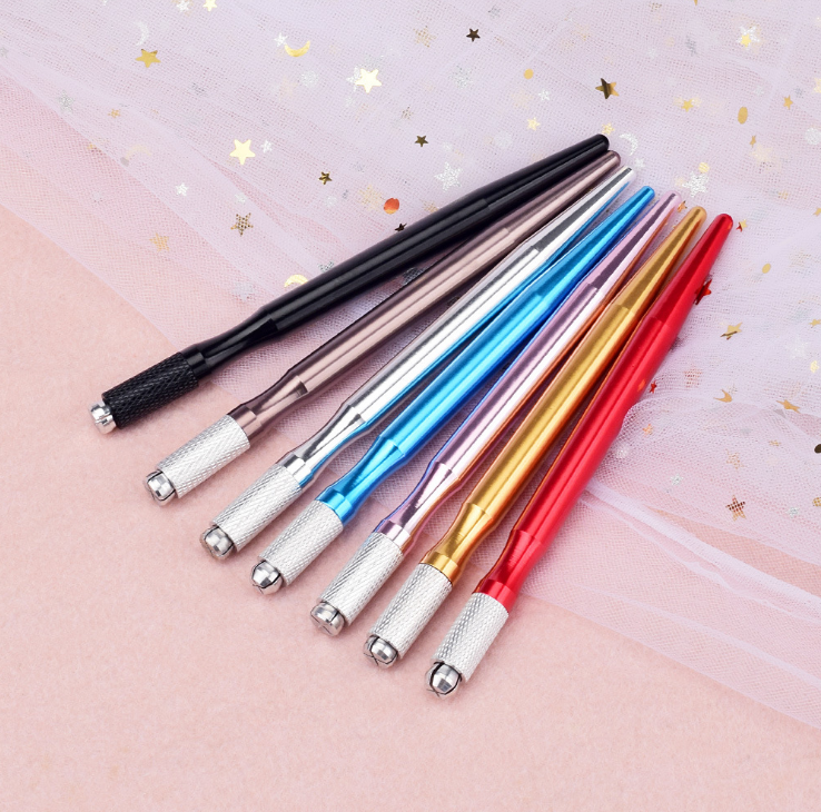 Hot Deals Manual Crystal Disposable Microblading Pen With Micro Blade Needles Microblading Pen Eyebrow Tattoo