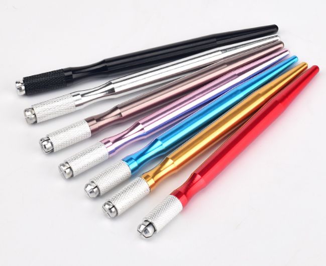 Hot Deals Manual Crystal Disposable Microblading Pen With Micro Blade Needles Microblading Pen Eyebrow Tattoo