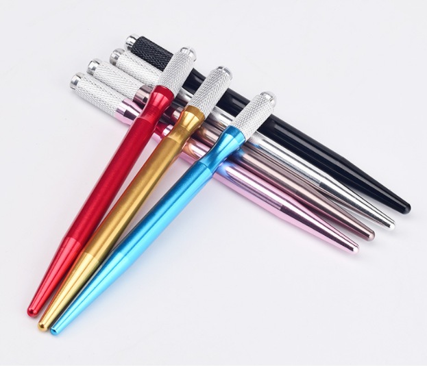 Hot Deals Manual Crystal Disposable Microblading Pen With Micro Blade Needles Microblading Pen Eyebrow Tattoo